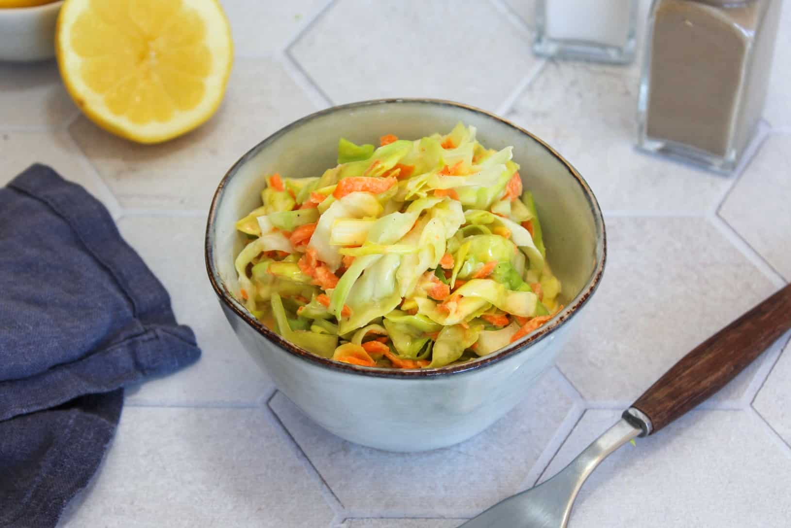 Coleslaw with pointed cabbage kitchensplace